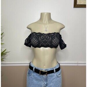 Victoria's Secret Dream Angels Bandeau Lace Bralette Bra Top - M